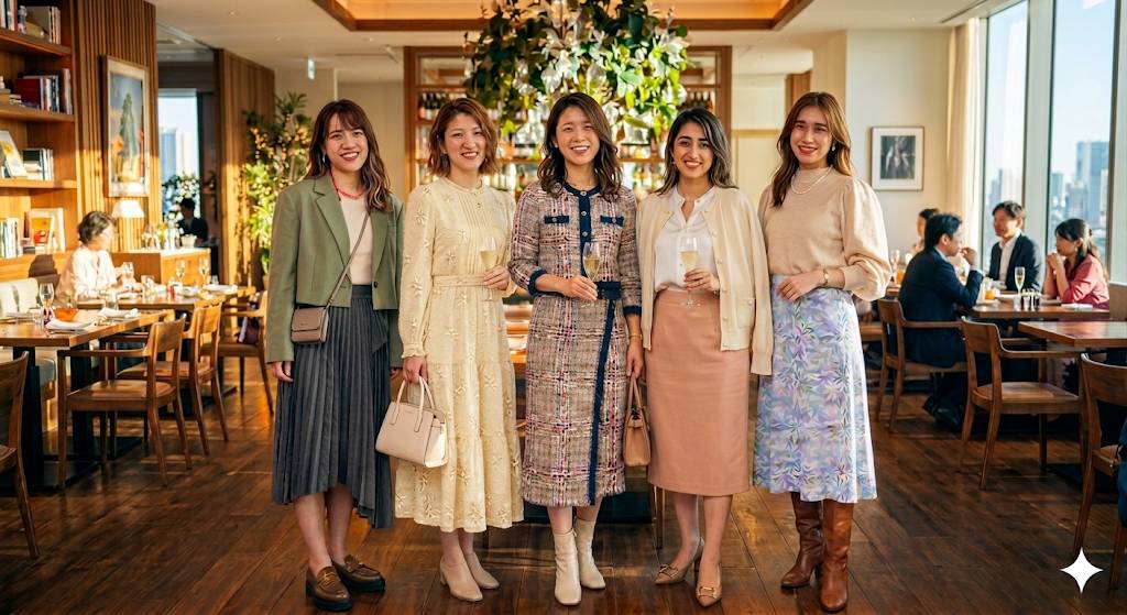女性正装 パターン1の参考イメージ